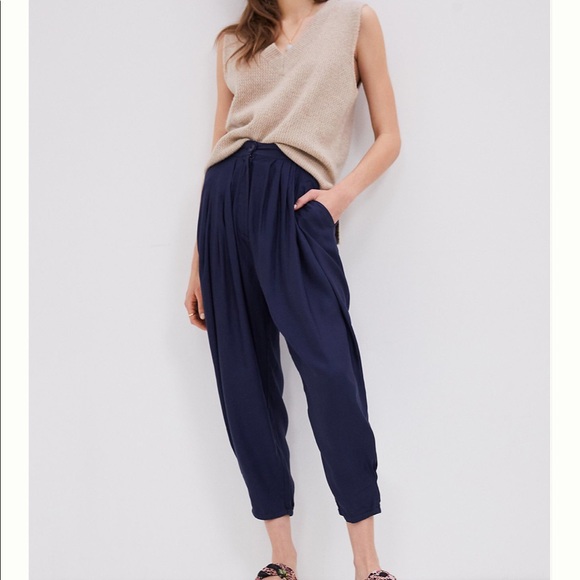 ANTHROPOLOGIE Astrid Pleated Harem Pants - Picture 2 of 6